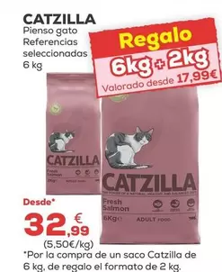 Catzilla - Pienso Gato 