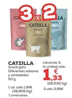 Catzilla - Snack Gato 