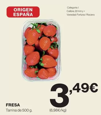 origen - Fresa