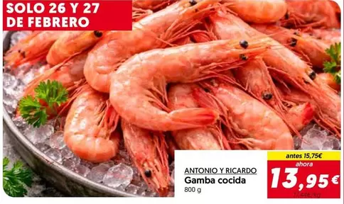 Solo - Antonio y Ricardo gamba cocida