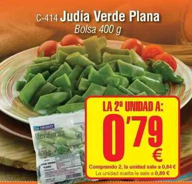 Judia Verde Plana