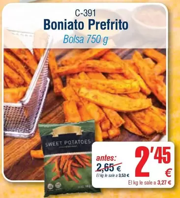 Boniato Prefrito