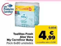 Carrefour Baby - Toallitas Fresh Aloe Vera