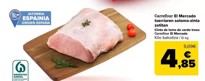 origen - Carrefour El Mercado Terrimera Solomo-cinta Zantila