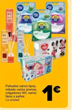 Ambi Pur - Pañuelos, Mikado Aromas, Colgadores WC O Paños