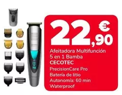 Cecotec - Afeitadora Multifunción 5 En 1 Bamba