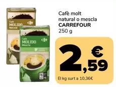 Carrefour - Cafè Molt Natural O Mescla