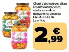 La Sabrosita - Còctel D'Envinagrats, Olives Ilepadits Mançanenca, Verdía Amanida O Mançanenca Amanida 