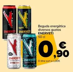 Eneryeti - Beguda Energètica Diversos Gustos