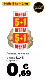 Patata Rentada 1 Malla