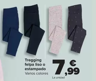 TEX - Tregging Felpa Liso O Estampado