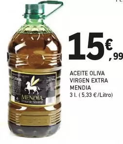 Mendia - Aceite Oliva Virgen Extra