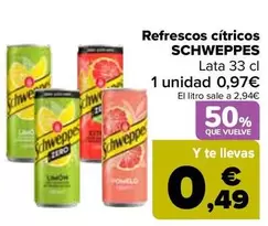Schweppes - Refrescos Cítricos
