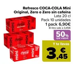 Coca-Cola - Refresco Mini Original/Zero/Zero Sin Cafeina