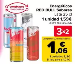 Red Bull - Energéticos Sabores
