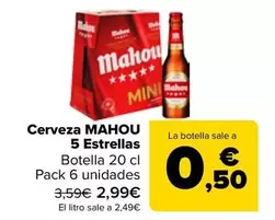 Mahou - Cerveza 5 Estrellas