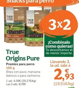 True Origins - Pure Premios Para Perro