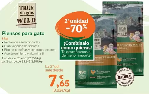 True Origins - Wild Piensos Para Gato