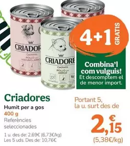 Criadores - Humit Per A Gos