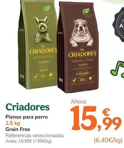 Criadores - Pienso Para Perro Grain Free