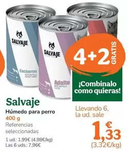 Salvaje - Humedo Para Perro