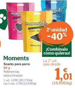 Moments - Snacks Para Perro
