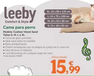 Leeby - Cama Para Perro