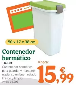 Tk-Pet - Contenedor Hermético