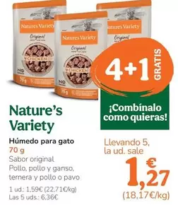 Nature's Variety - Humedo Para Gato
