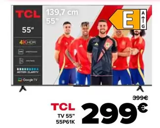 TCL - TV 55" 55P61K
