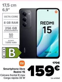 Xiaomi - Smartphone Libre Redmi 15
