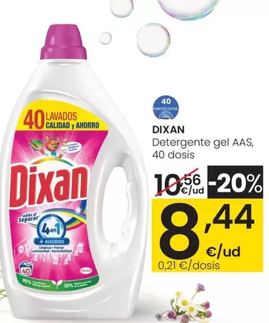 Dixan - Detergente Gel Aas