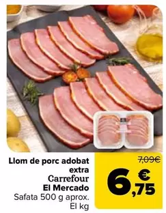 Carrefour El Mercado - Cinta De Lomo De Cerdo Adobada Extra 