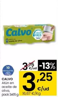 Calvo - Atun En Aceite De Oliva, Pack 3 X 65 G