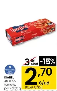 Isabel - Atun En Tomate Pack 3 X 85 G