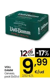 Voll-Damm - Cerveza Pack 12 X 33 Cl