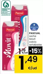 Pascual - Leche Movit Calcio Senalizadas