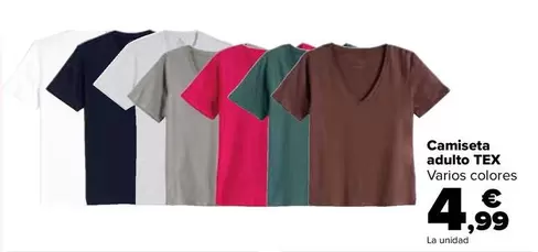 TEX - Camiseta Adulto