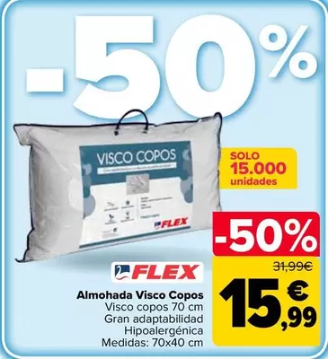 Flex - Almohada Visco Copos