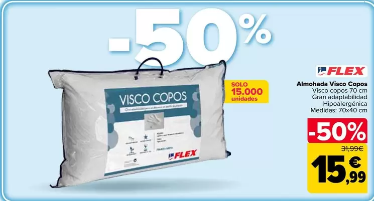 Flex - Almohada Visco Copos