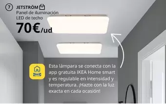Ikea - Panel De Lluminación Led De Techo