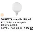 Globo - Solhetta Bombilla Led