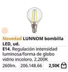Globo - Bombilla LED, ud. E14.