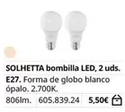Globo - Solhetta Bombilla Led