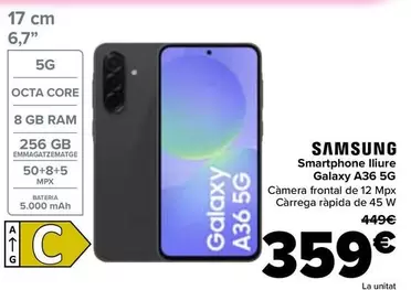 Samsung - Smartphone Libre Galaxy A36 5G