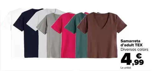 TEX - Camiseta Adulto