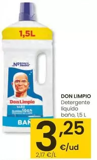 Don Limpio - Detergente Líquido Bano