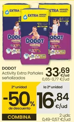 Dodot - Activity Extra Pañales Señalizados