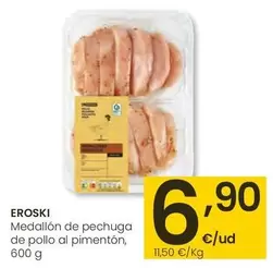 Eroski - Medallon De Pechuga De Pollo Al Pimentón