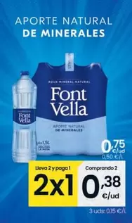 Font Vella - Aporte Natural De Minerales